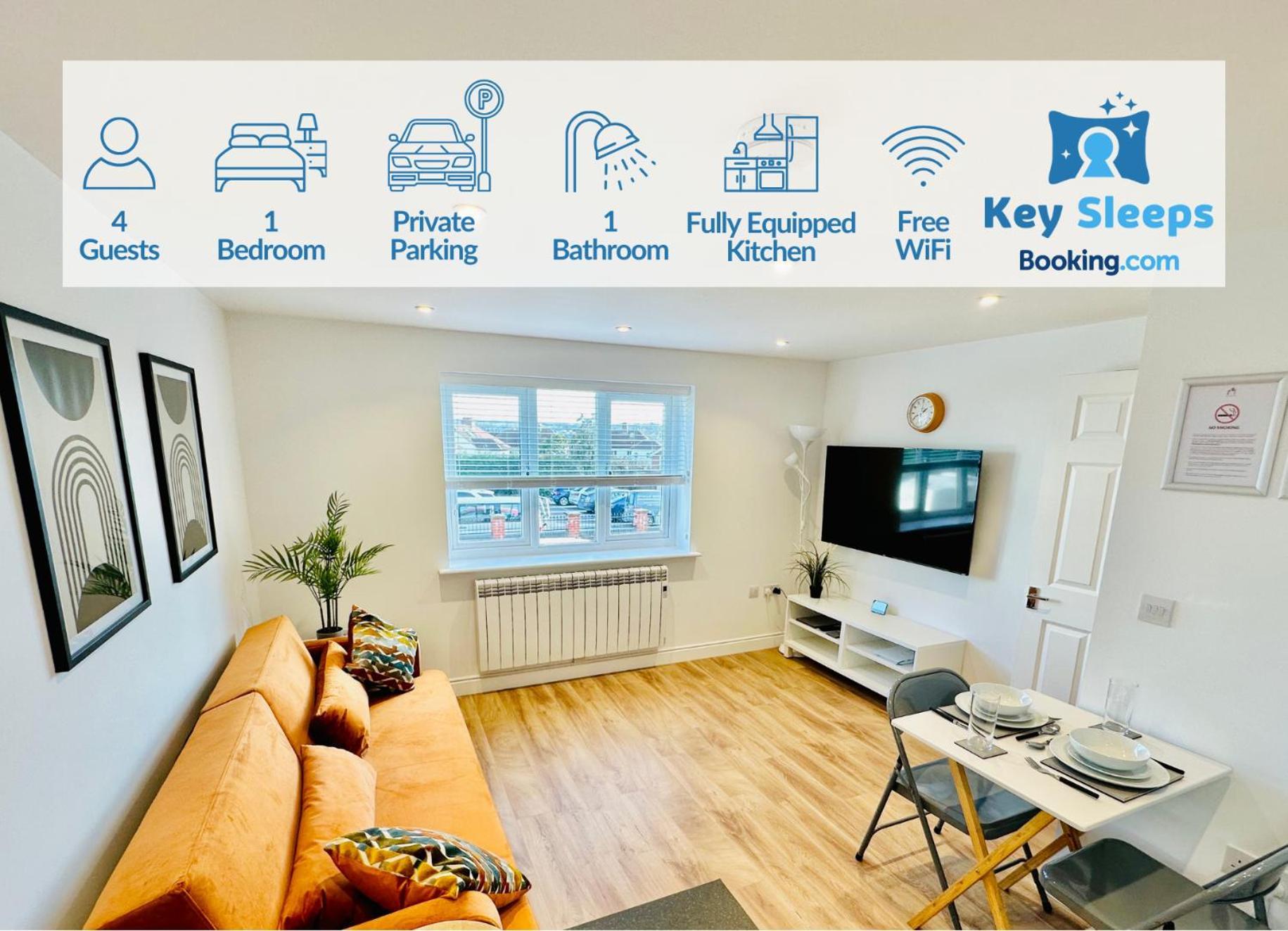Private Parking Stylish Great Location Apartment Гилдфорд Екстериор снимка